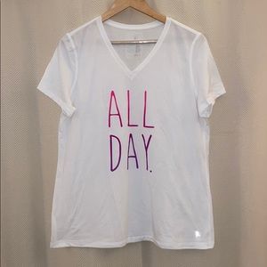 - Danskin Now - “All Day” graphics tee, XL
